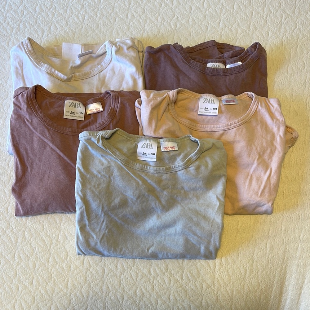 Zara kids shirt bundle